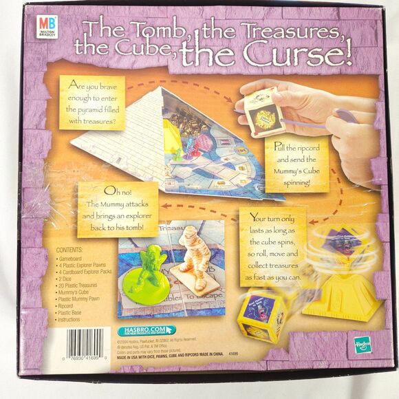 Escape The Mad Mummy 2004 Milton Bradley Board Game 100% Complete - Picture 3 of 10